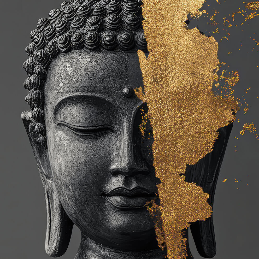 Golden Essence of Buddha Poster Art Print