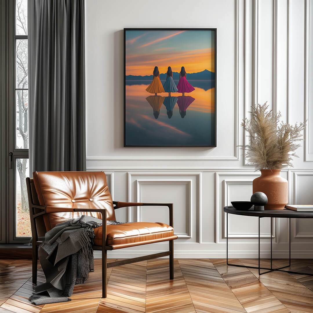 Colors and Reflections Poster Art Print